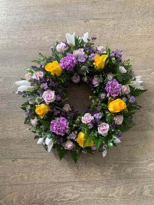 Lavender Wreath